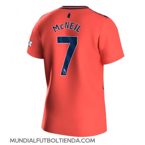 Camiseta Everton Dwight McNeil #7 Segunda Equipación Replica 2023-24 mangas cortas